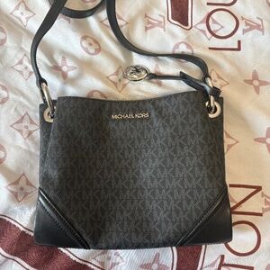 Michael Kors triple compartment cross body bag